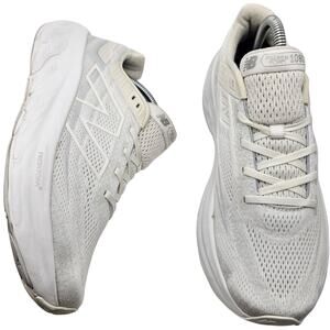 New Balance Fresh Foam x 1080 V13 White Grey Womens 9 B (25.5cm) Running Shoes